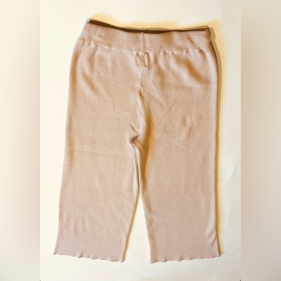 Small princess Polly wide leg forbidden stretchy ribbed blush knit pants - Picture 2 of 8